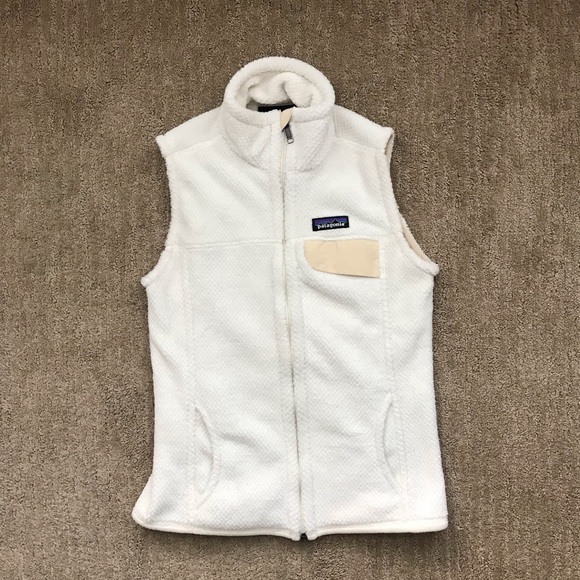Patagonia Jackets & Blazers - SOLD! XS Patagonia Women's White Fleece Vest